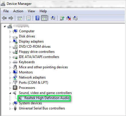 آپدیت درایور صدای لپ تاپ