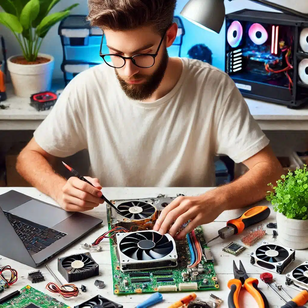 گیر کردن فن لپ تاپ