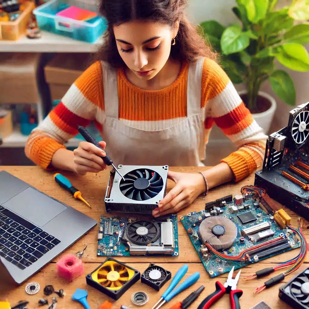 گیر کردن فن لپ تاپ