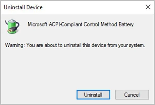 حذف درایور شارژر لپ تاپ