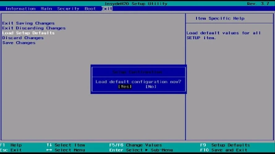ریست بایوس لپ تاپ