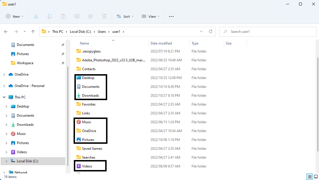 فایل های شخصی مهم برای انتقال قبل از نصب ویندوز