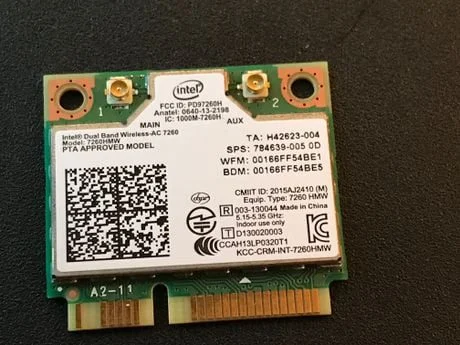 چیپ وای فای تک شیار لپ تاپ