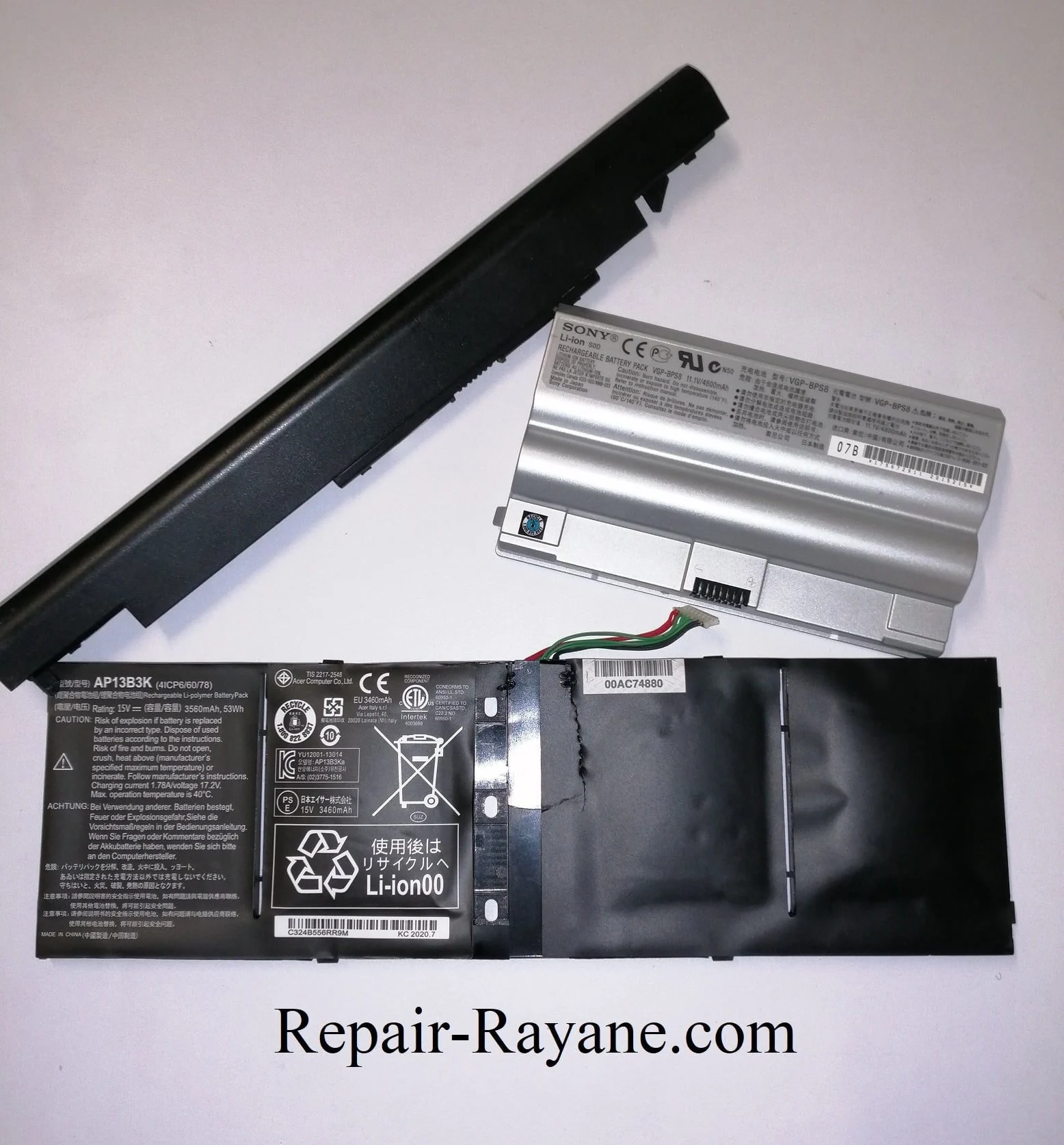 انواع باتری لپ تاپ