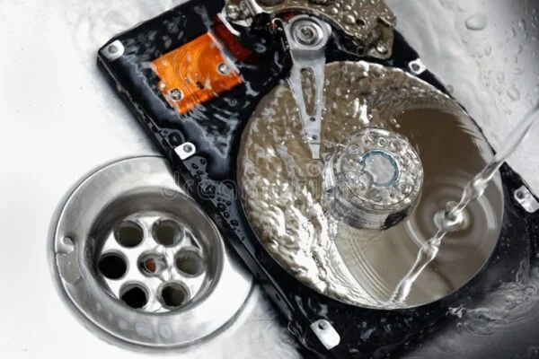 آب رفتگی هارد