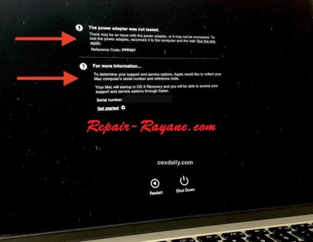 استفاده از سیستم Apple Diagnostics برای رفع فریز شدن صفحه لپ تاپ