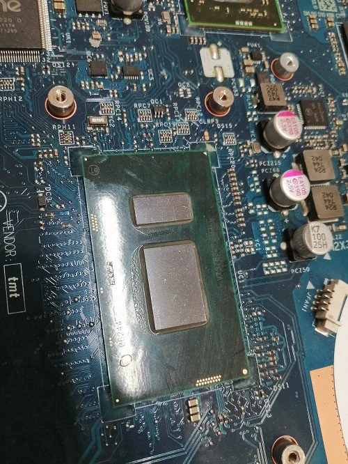 خرابی سی پی یو لپ تاپ برای روشن نشدن صفحه لپ تاپ