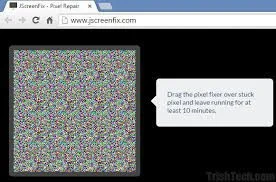 چگونگی تست ال سی دی در سایت jscreenfix