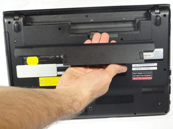 تعویض باتری خارجی لپ تاپ