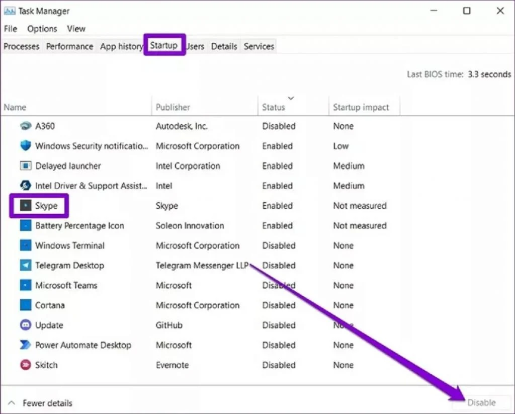 بستن برنامه های پس زمینه