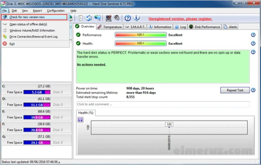 بد سکتور منطقی هارد لپ تاپ