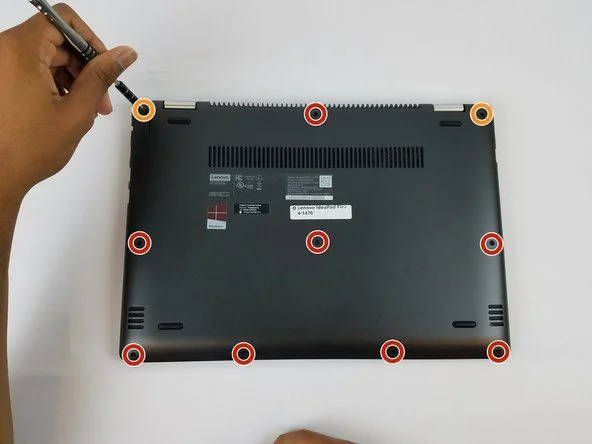 نحوه باز کردن قاب لپ تاپ را