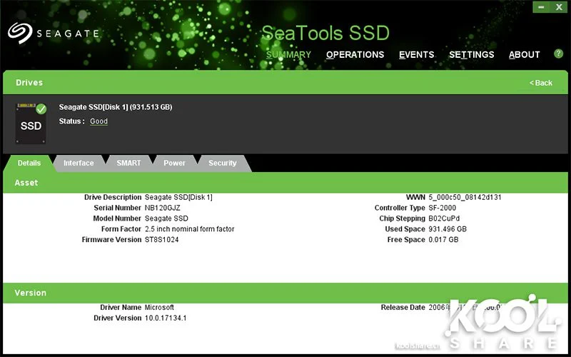 نرم افزار seagate مخصوص رفع بد سکتور هارد لپ تاپ