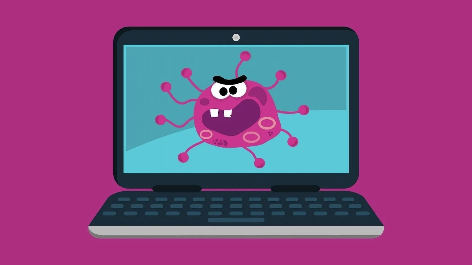 رفع مشکل ویروس