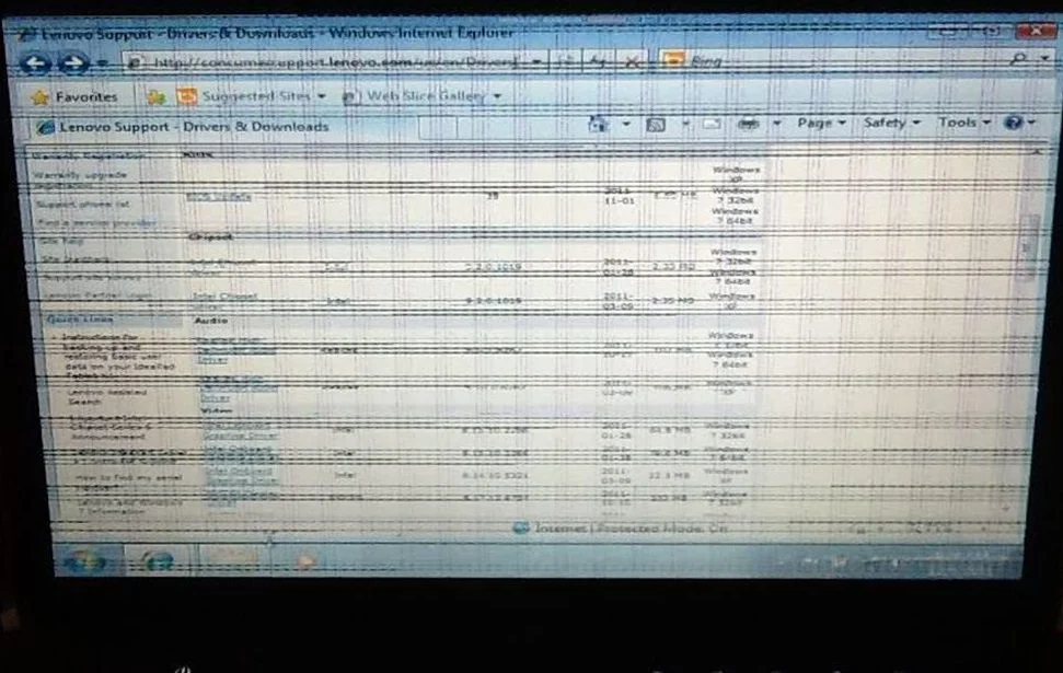 نمایشگر با تصاویر جلبکی