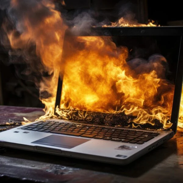 از کجا بفهمیم فن لپ تاپ سوخته است