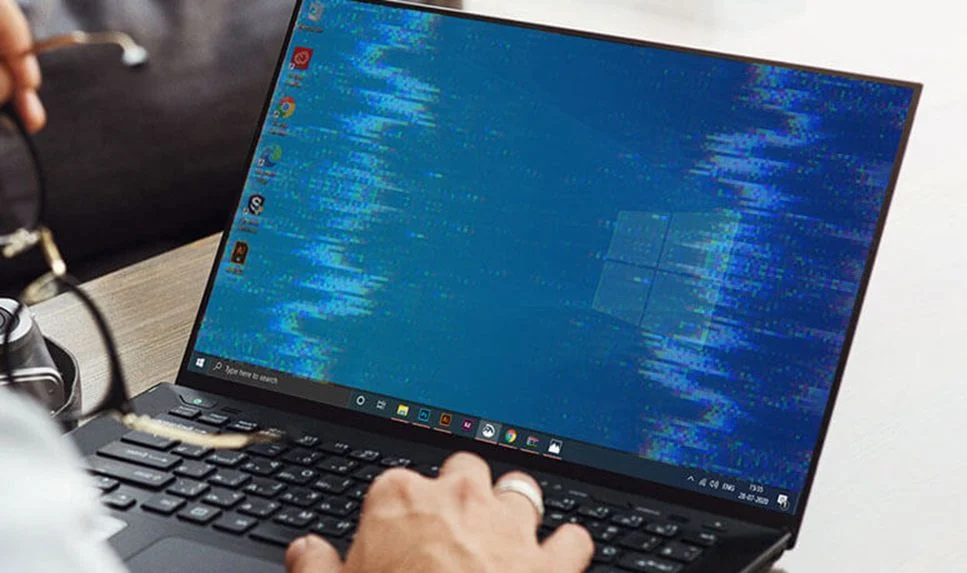 لرزش نمایشگر