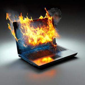 اگر فن لپ تاپ اچ پی بسوزد چه اتفاقی می افتد ؟