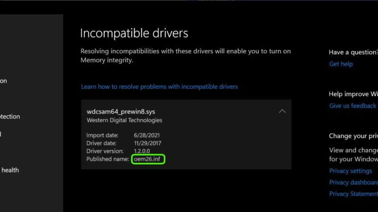 ناسازگاری‌های درایور