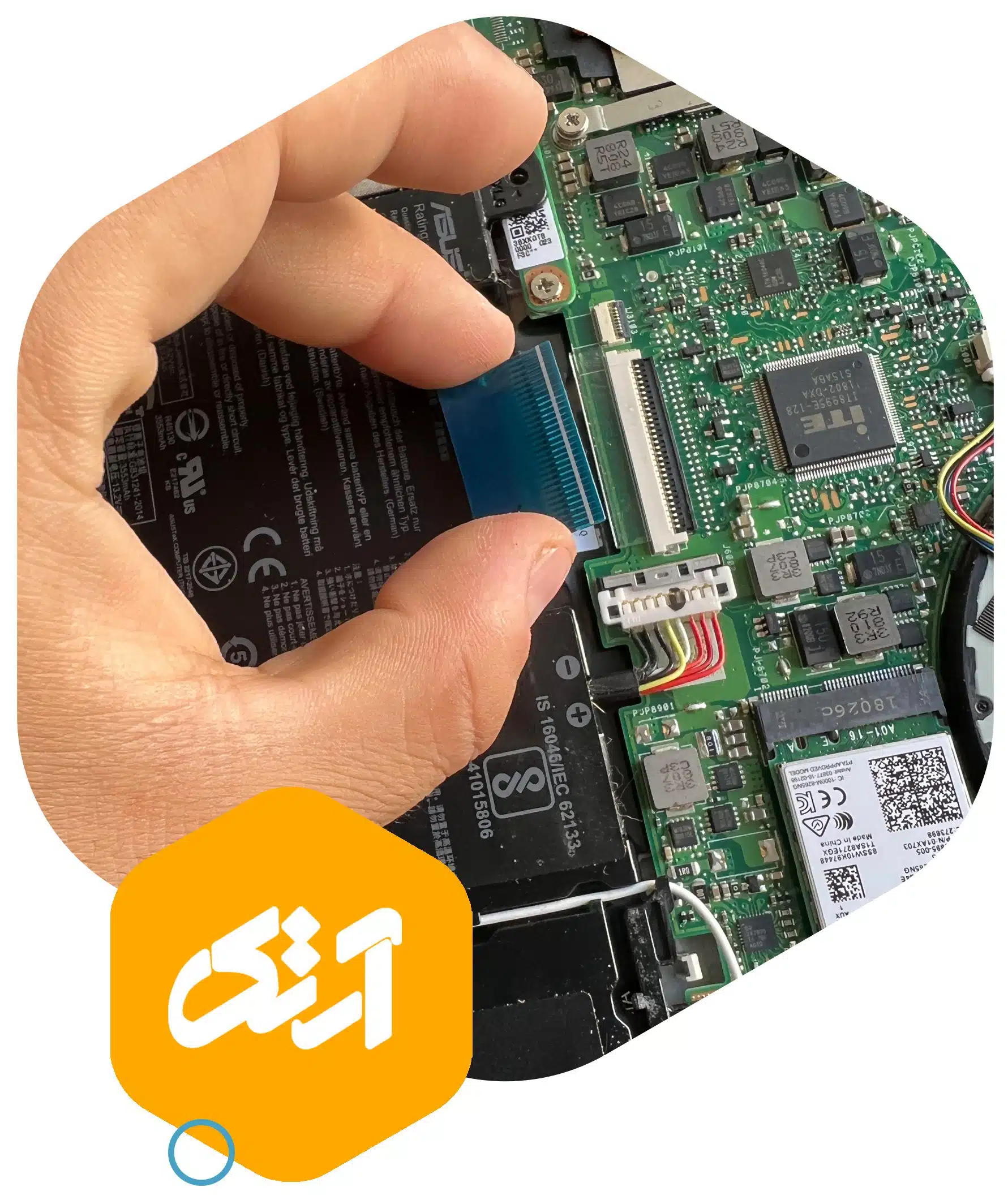 تعمیر و تعویض کابل فلت لپ تاپ