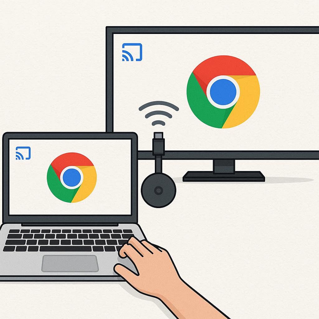 اتصال با استفاده از فناوری Chromecast