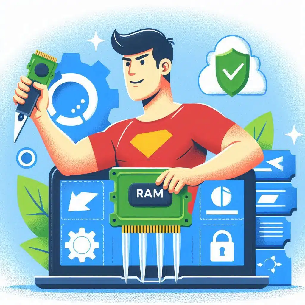 کاهش مصرف رم