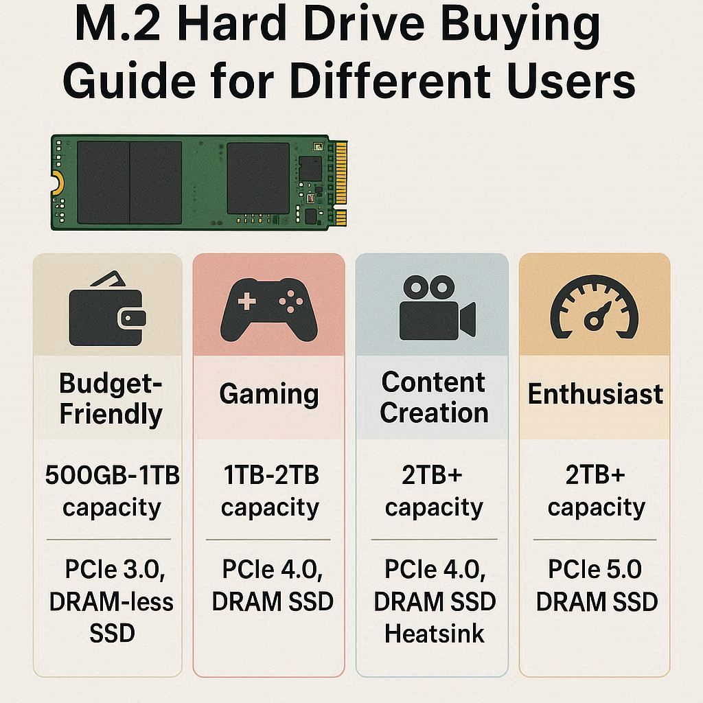 راهنمای خرید هارد M.2 برای کاربران مختلف