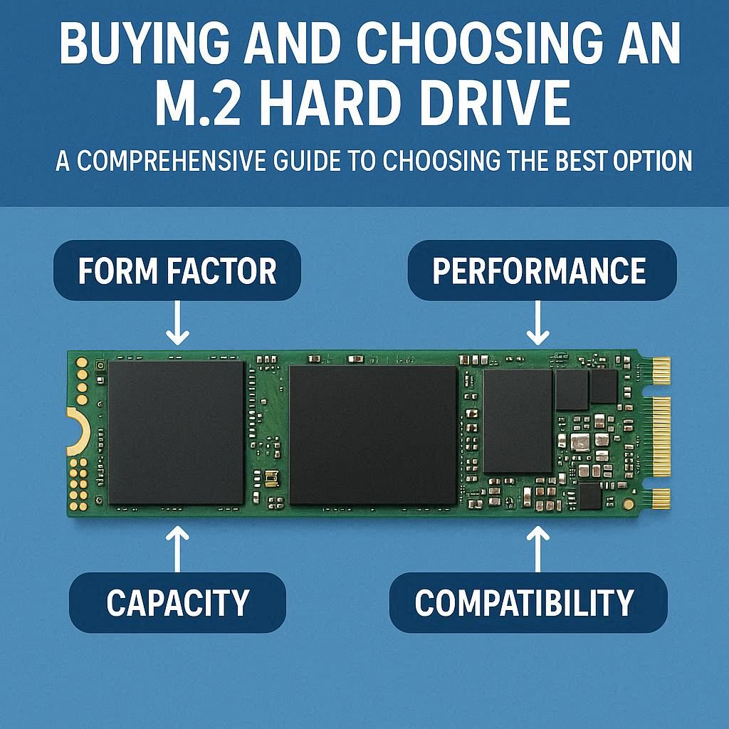 خرید و انتخاب هارد M.2: راهنمای جامع برای انتخاب بهترین گزینه