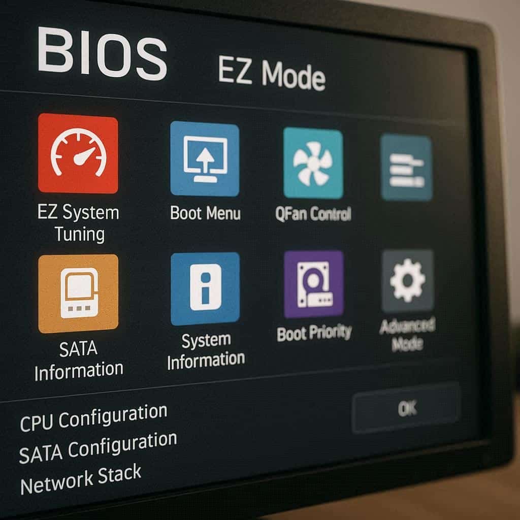 بایوس و تنظیمات