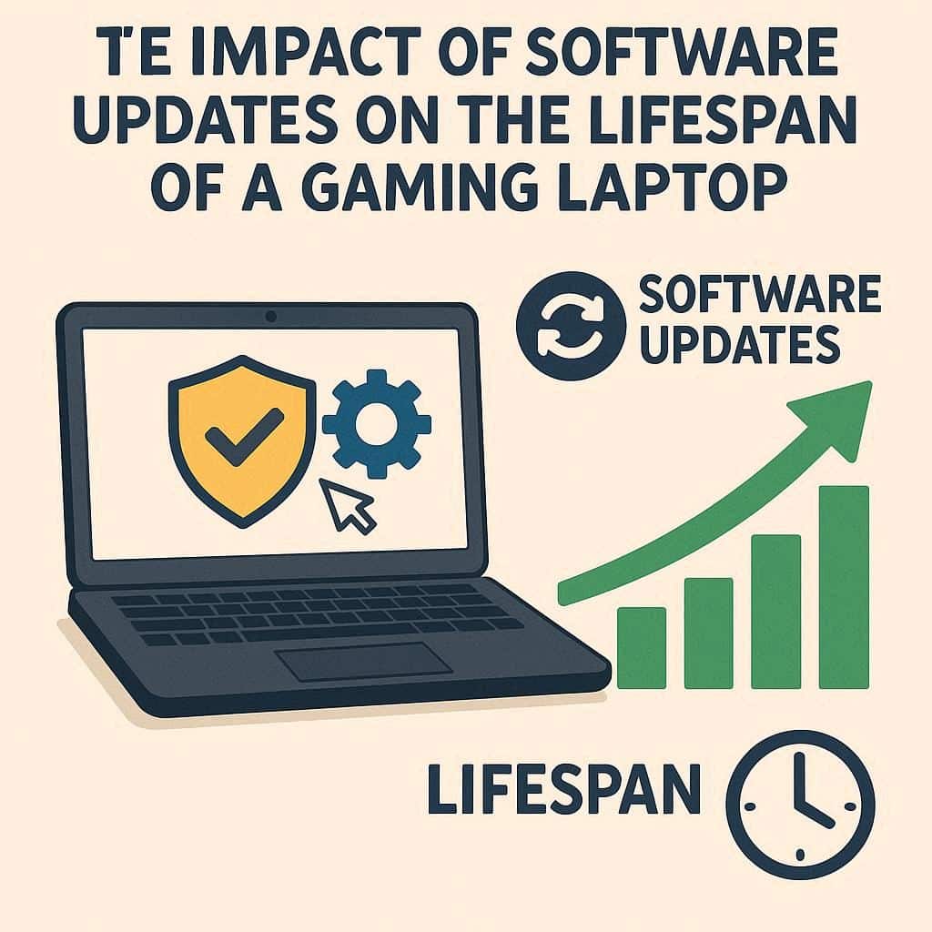 تأثیر به‌روزرسانی نرم‌افزاری بر عمر لپ تاپ گیمینگ