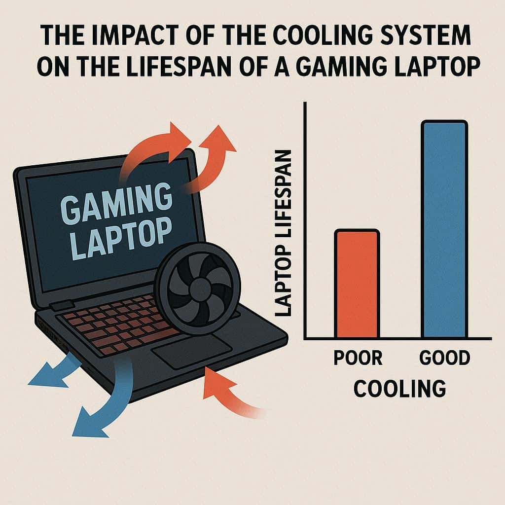 تاثیر سیستم خنک‌کننده بر عمر لپ تاپ گیمینگ