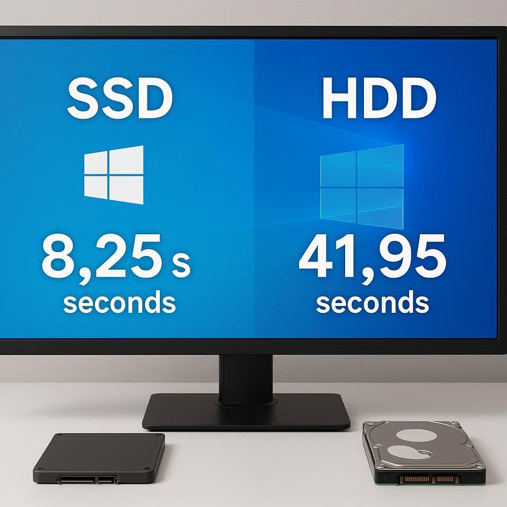 SSD یا HDD با سرعت بوت ویندوز
