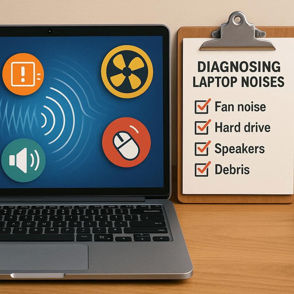 تفاوت صداهای لپ‌تاپ