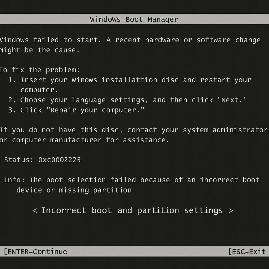 تنظیمات بوت
