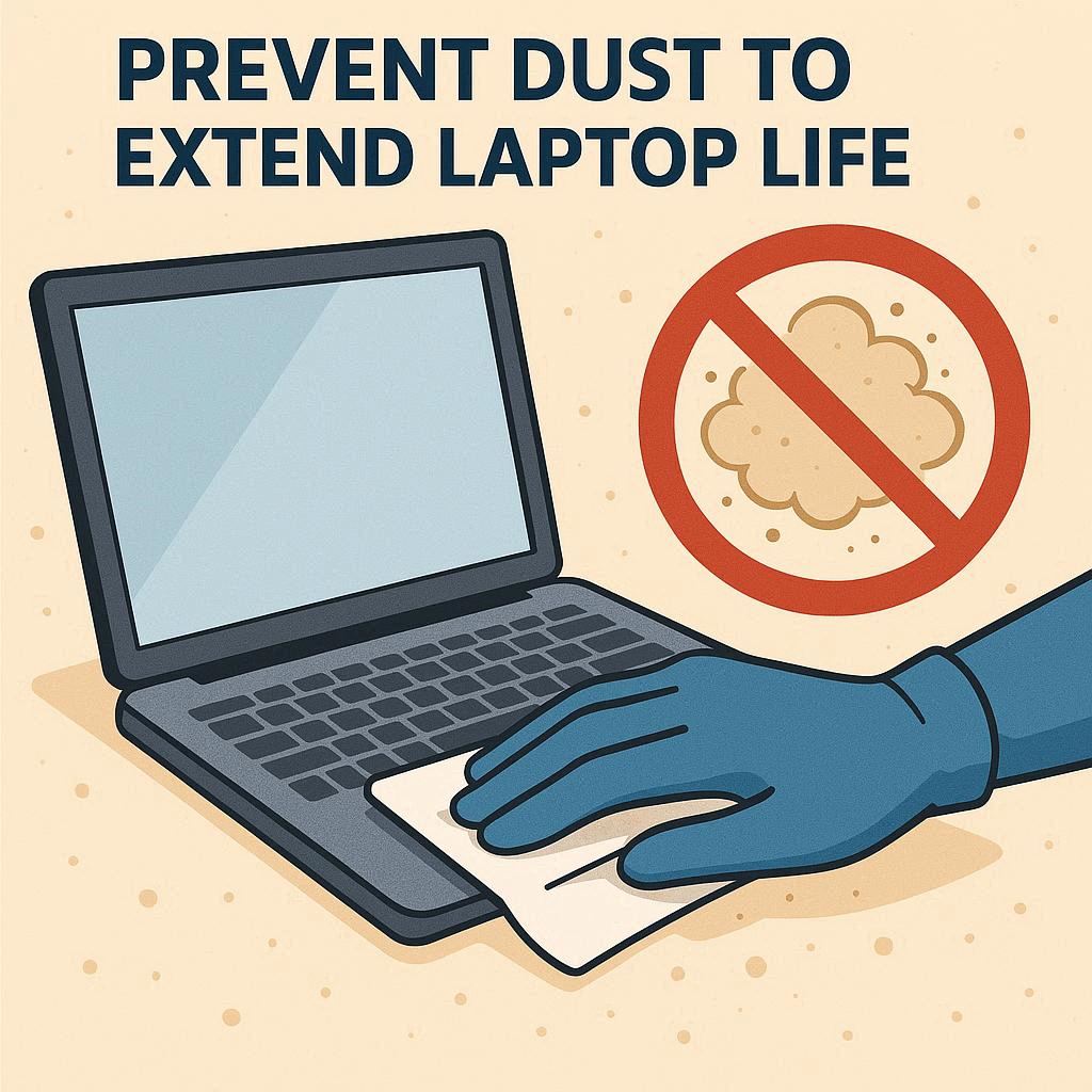 جلوگیری از گرد و غبار/افزایش عمر دستگاه