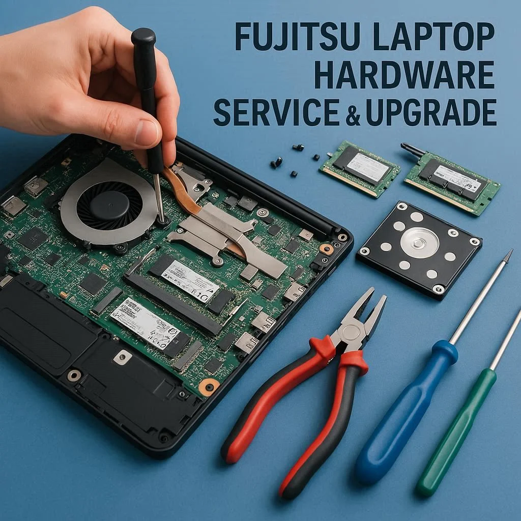 سرویس سخت‌افزاری و ارتقاء لپ‌تاپ
