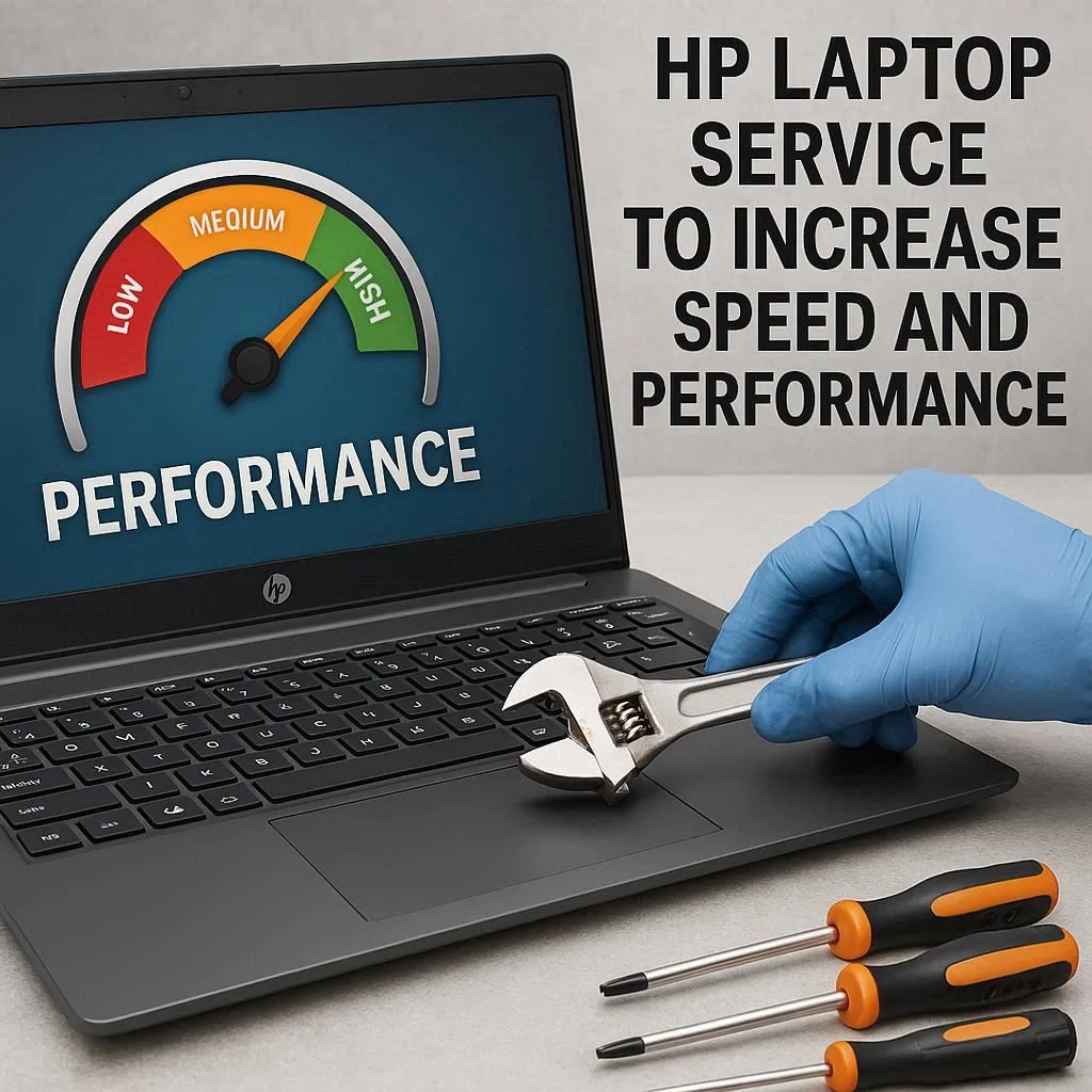 سرویس لپ تاپ اچ پی برای افزایش سرعت و کارایی