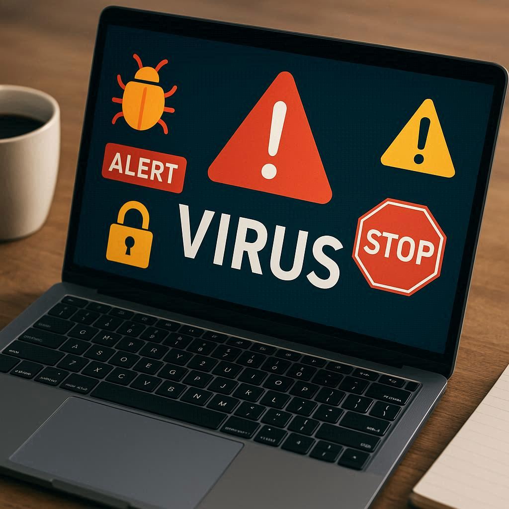 علائم مخفی ویروس