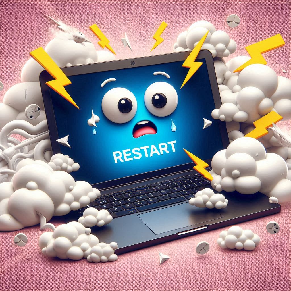 علت restart شدن ناگهانی لپ‌تاپ
