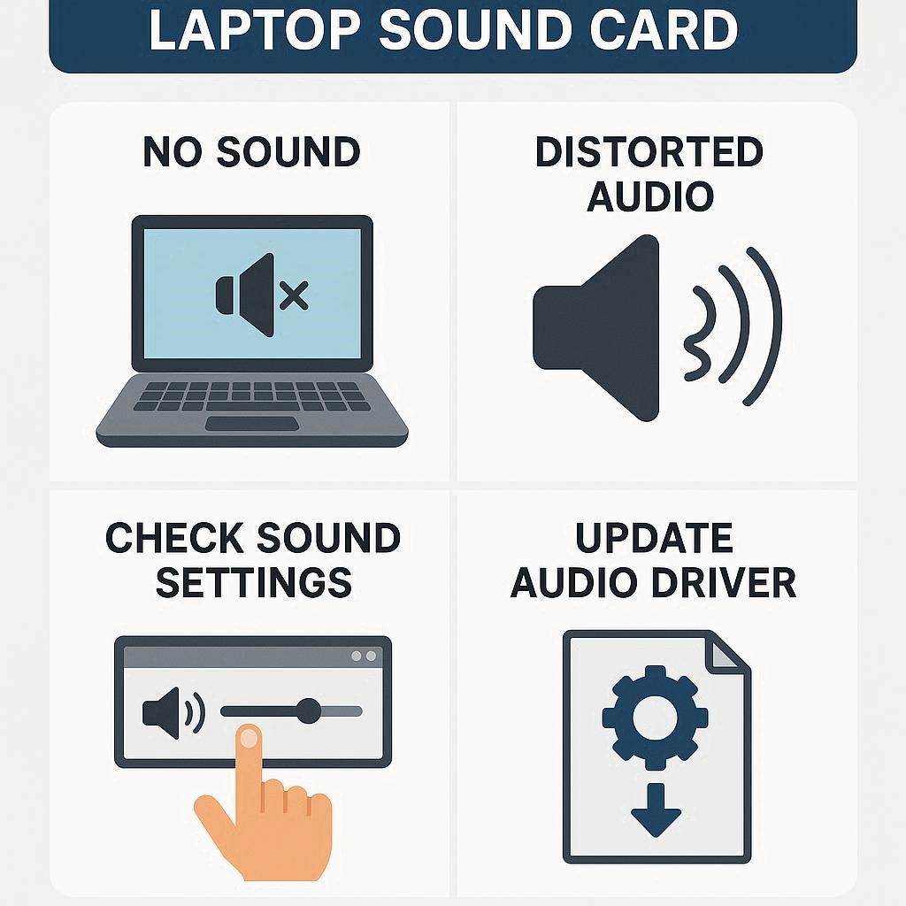 نشانه‌ها و روش‌های عیب‌یابی کارت صدا