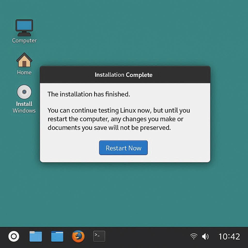 نصب کامل لینوکس جایگزین