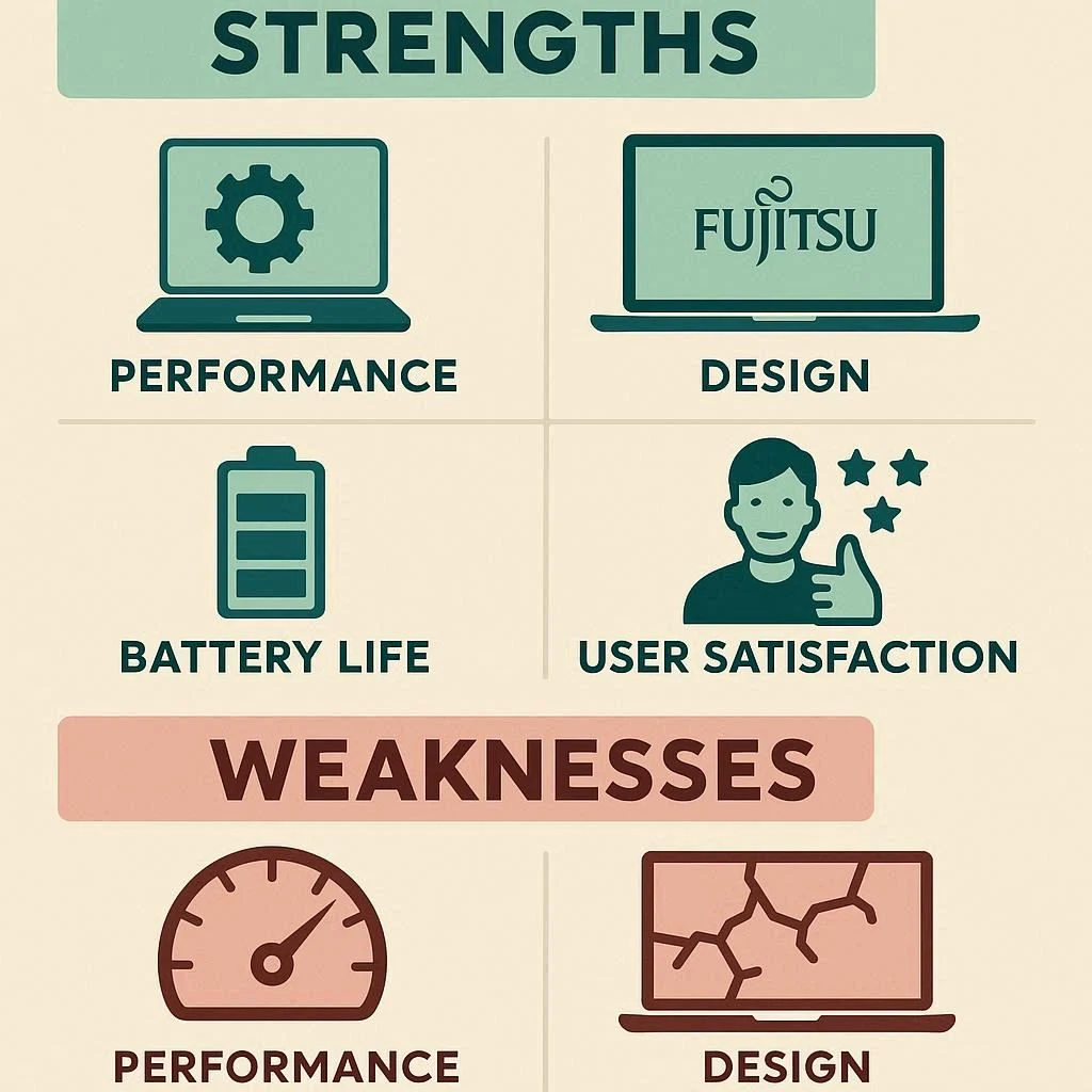 نقاط قوت و ضعف لپ‌تاپ