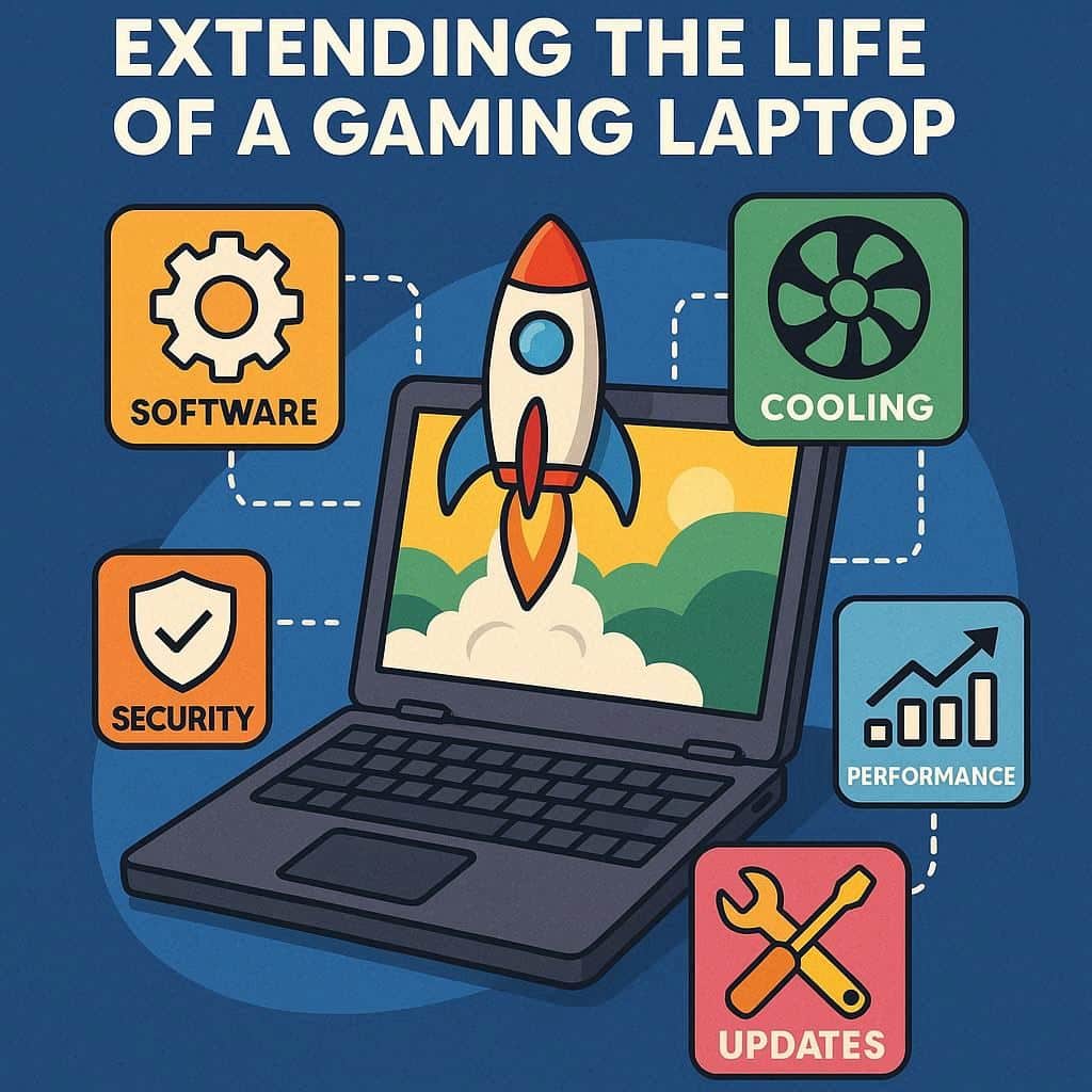 نقش نرم‌افزار در افزایش عمر لپ تاپ