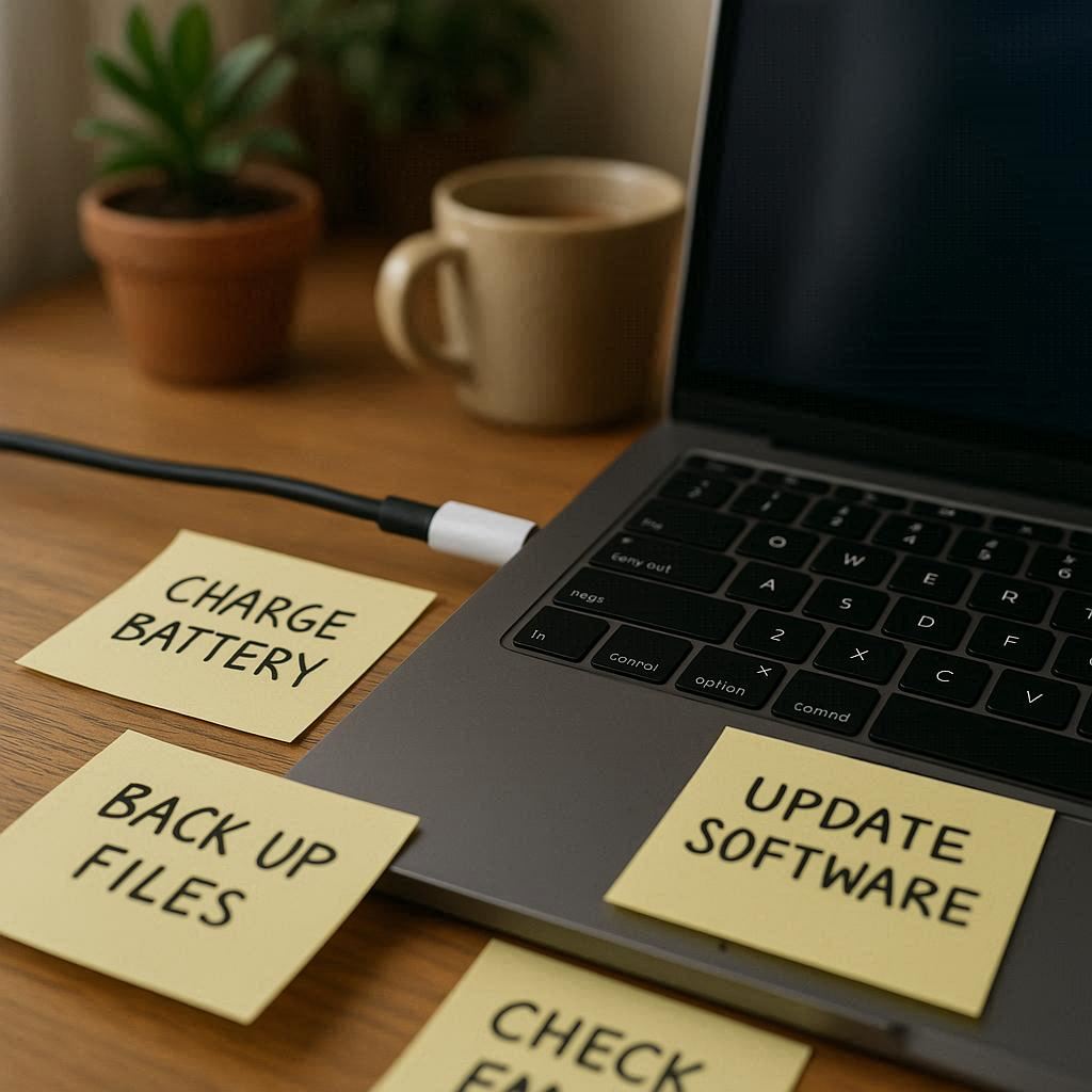 نکات ضروری در زمان شارژ لپ‌تاپ