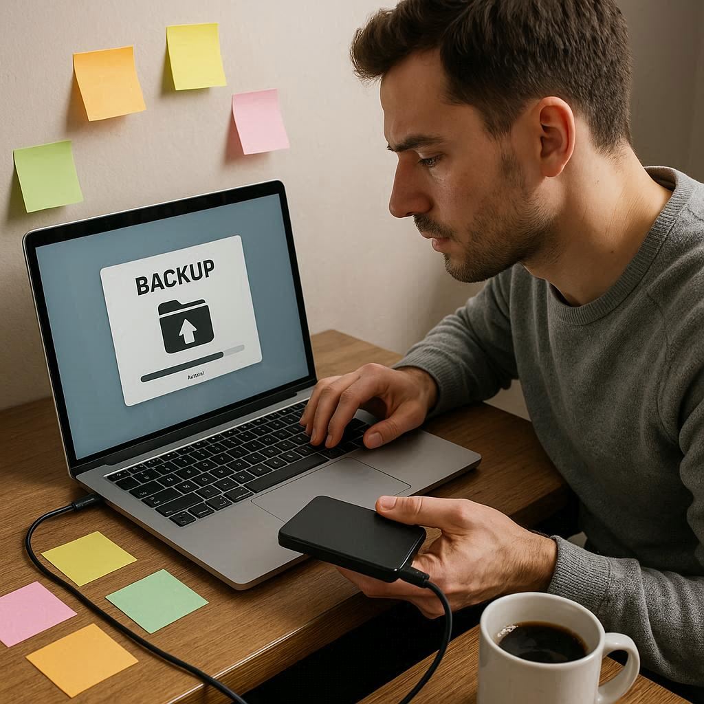 پشتیبان‌گیری قبل از نصب لینوکس