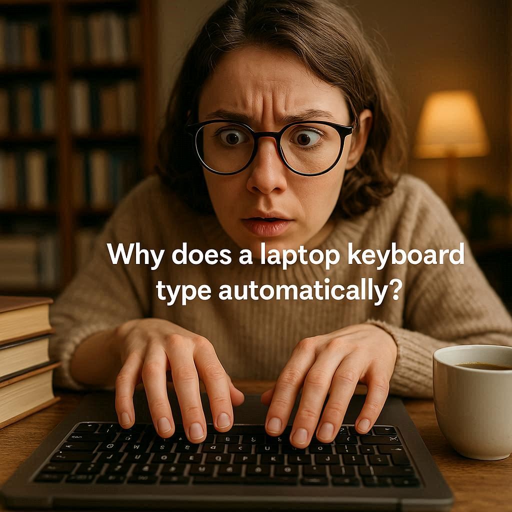 چرا کیبورد لپ‌تاپ خودبه‌خود تایپ می‌کند؟