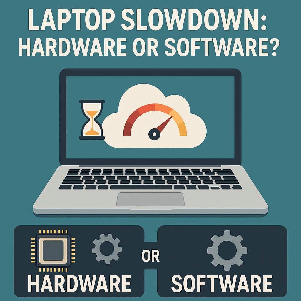 کند شدن لپ‌تاپ سخت‌افزار یا نرم‌افزار؟