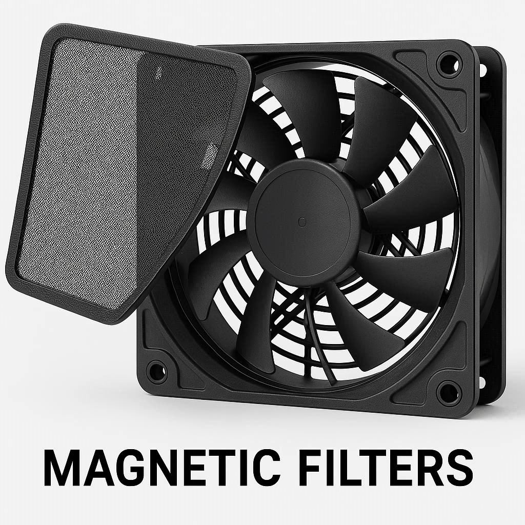 فیلترهای مغناطیسی برای جلوگیری از ورود ذرات ریز به فن