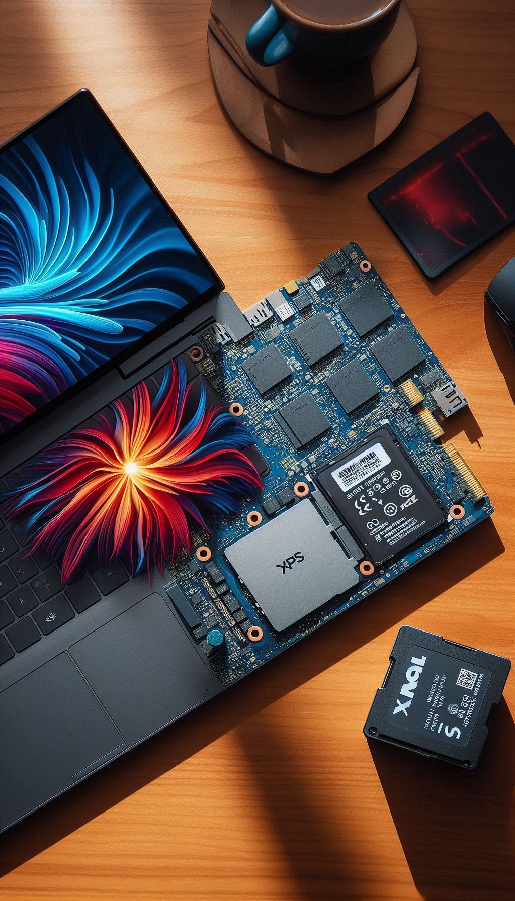 ارتقاء حافظه SSD لپ‌تاپ دل XPS