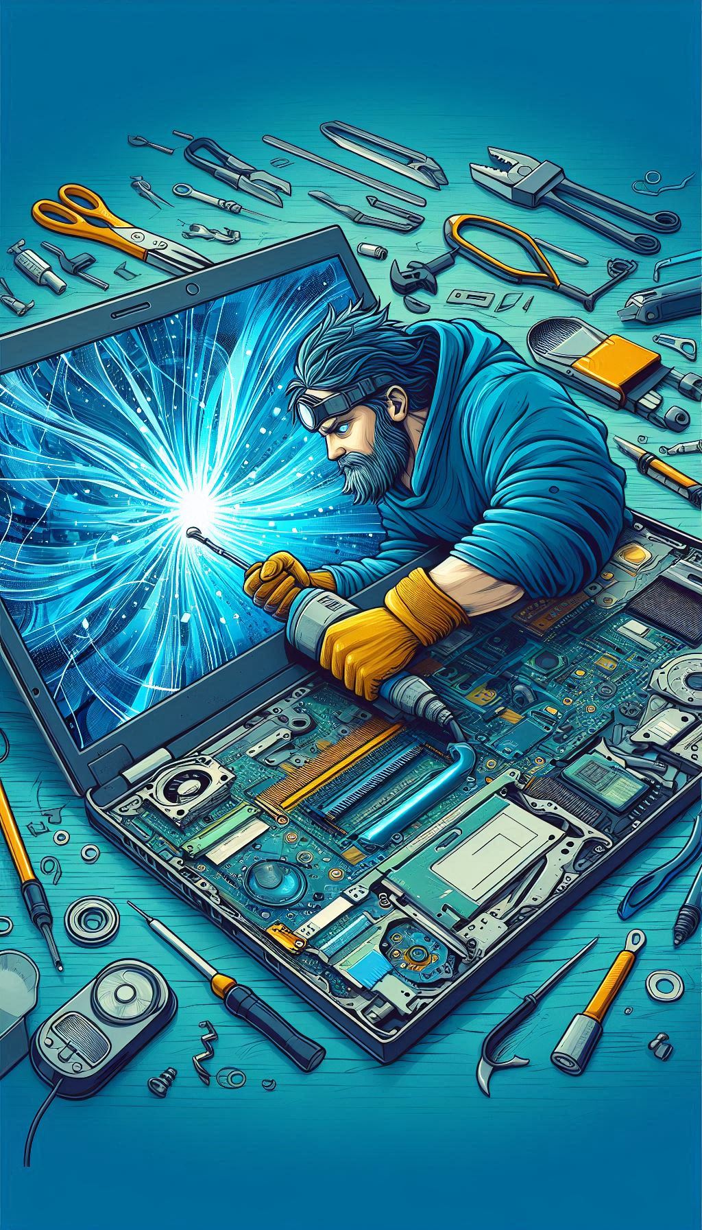 تعویض و تعمیر نمایشگر لپ‌تاپ دل XPS